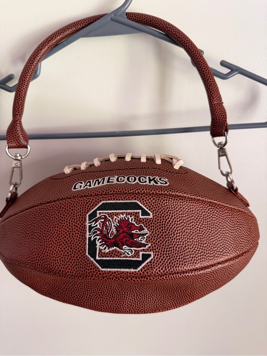 Gamecocks Handbags - Gamecocks Brown Football-Style Novelty Bag University of South Carolina